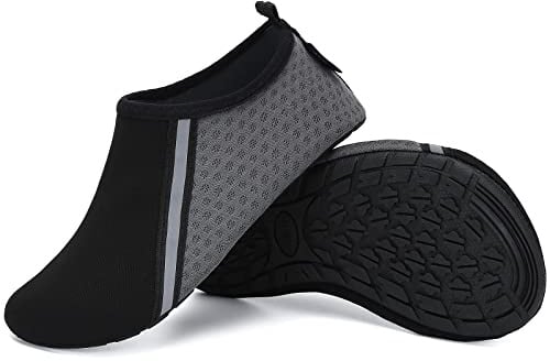 SAGUARO Unisex tofflor lätta ventilerande inneskor, storlek 36–47, Grafitgrå, 46/47 EU