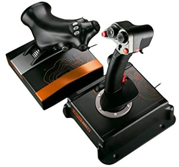 FR-TEC - Flight Stick RAPTOR MACH 1 HOTAS, Combo Controlador Palanca y Acelerador para PC