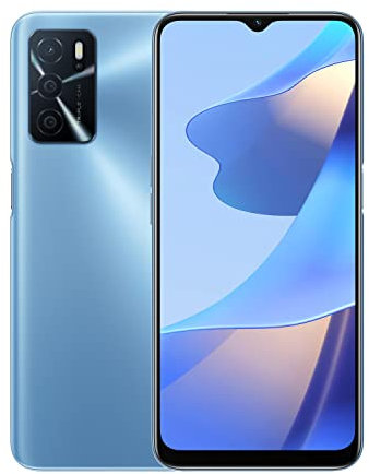 OPPO A16s Smartphone, 5000mAh Long-Lasting Battery, RAM 4GB + ROM 64GB expandable, 6.52” 60HZ Display, AI Triple Camera 13+2+2 MP, NFC, ColorOS11.1, [UK version], Blue (Renewed)