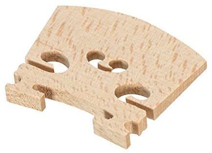 sourcing map Ponte per violino 1/8 in legno d'acero parti per violino 1/8