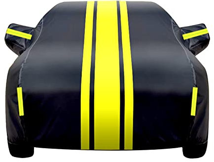 Autoabdeckung Vollgarage für Volkswagen Golf 7 Golf 7 GTI Golf 7 GTD Golf 7 GTE Golf 7 R, Autoabdeckung Allwetter Auto Abdeckung UV-Schutz Staubdicht Outdoor Vollgarage Auto Abdeckplane(Color:D,Size:
