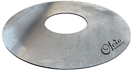 Oleio BBQ Design Feuerplatte | Grillring | Plancha | Grillplatte Ø70cm 5mm Grillrost Grillplatte für die Feuertonne oder Feuerschale