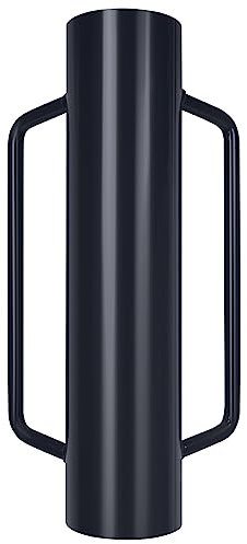 TRMLBE Pfahlramme für Pfosten bis Ø130mm Zaunpfahl-Ramme Handramme Pfostenramme mit Handgriffe Präzises Einschlagen Zaunpfostenramme Zaunpfahlramme für Zaunbau Weidezaun Gartenbau