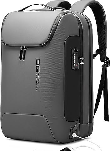 BANGE Bagages à Main Unisexe-Adulte, gris, Three Pockets