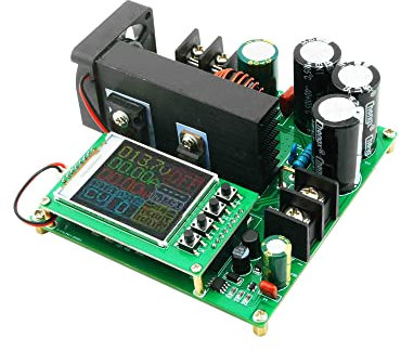 HUIOP Convertitore boost da 900 W Modulo di tensione costante a corrente costante Ingresso DC9-60V Uscita DC10-120V Max 15A Regolatore trasformatore di tensione ad alta e con display TFT da 1,77
