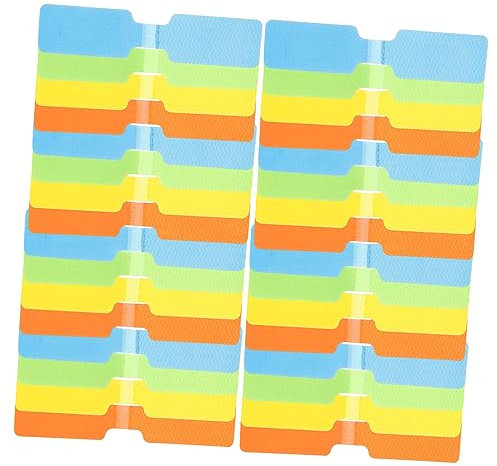 UPKOCH Nylon Kabeletiketten und Beschriftbar 50 Stück Wiederverwendbare und Organisation zur Kabelidentifikation für Elektrische Ladekabel im Büro