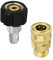 M22-14 Pressure Washer Adapter Kit, LIAMGUS 3/8 Quick Connect Swivel Accessories Adaptors, High Pressure Water Gun Male Sprayer Accessory Hose 3/8 Connector, Pressure Washer Accessories