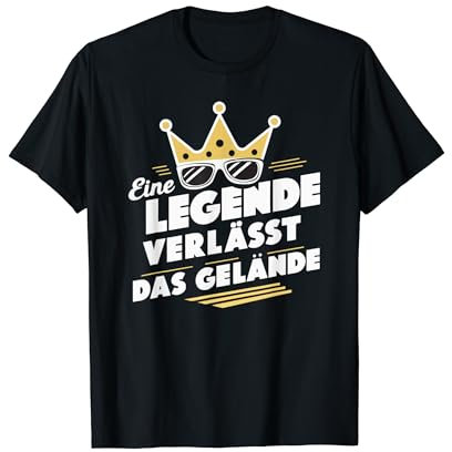Legende verlässt Gelände - Abschied Ruhestand Trainer T-Shirt