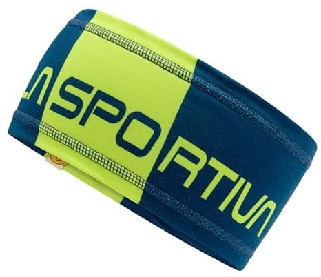 Diagonal Headband storm blue/lime punch (639729) PZ