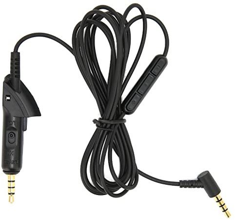 Gsycle Kopfhörer-Verlängerungskabel, Audio-Verlängerungskabel, Ersatz-Audiokabel, Verlängerungskabel Mit Integriertem Mikrofon-Lautstärkeregler