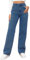 MANGGUO Jean Femme Taille Haute Coupe Droite Straight Jeans Baggy Jambes Larges amincissantes avec Tous Les Pantalon Automne Hiver Elastique Classique en Denim Jean Coupe（Couleur：Bleu Foncé,Size：L）