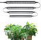 Barrina T5 1FT Grow Lights for Indoor Plants, 5000K White Full Spectrum Plant Lamps, 20W(4 x 5W), Magnetic Black Cover LED Grow Light Strip with Switch, Linkable, Plug and Play, 4 Packs