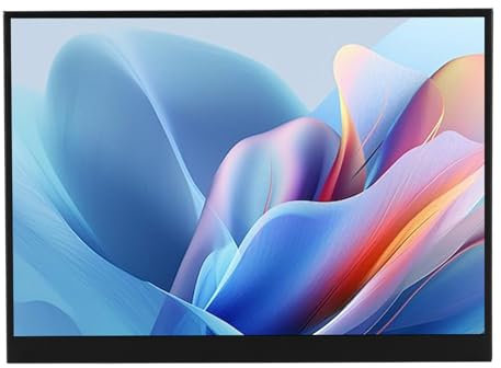 Tangxi Pantalla Externa, Pantalla Portátil IPS de Doble Altavoz para Tabletas (con Estuche)