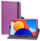 LiuShan Custodia per Xiaomi Redmi Pad SE,360 gradi di rotazione custodia in Pelle PU con supporto caso per Xiaomi Redmi Pad SE 8.7 inch Android Tablet,Viola