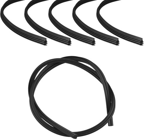 QWORK® 6 Pack 28 Universal Frameless Silicone Windscreen Wiper Refill - Universal for Cars, Buses, Vans & Trucks