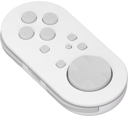 SENECESLI Drahtloser Controller, Tragbarer Controller Verbessert das Lernen, Kompatibel mit Switch für Wins für für OS X für, 14 RGB Lichteffekte, ABS Material (WHITE)