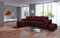 NAWSTOL - Ecksofa Couch Tymon mit Schlaffunktion und Bettkasten - Schlafsofa Couchgarnitur Eckcouch Ecke Bettcouch- Universal (Bordeaux)