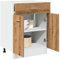 Xichuzi Armario Inferior Madera ingeniería Roble Artisan 60x46x81,5 cm, Muebles De Cocina, Mueble Bajo Cocina, Cocinas Completas, Mueble Fregadero, Auxiliar Bajo Fregadero - 856090