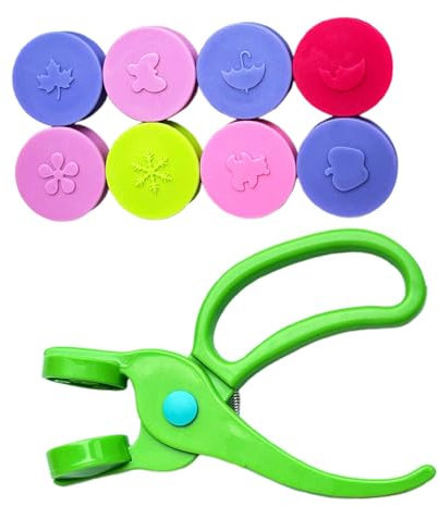 Yulokdwi Prägemaschine für Kinder, Papierprägemaschine - 8X kreatives Prägegerät | Kreativer Scrapbooking-Papierprägegerät, lustiger handgehaltener Papierprägegerät für die Papierherstellung