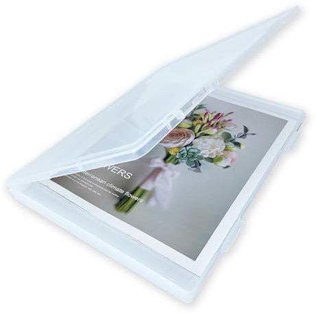 Aogigigio Zeitschriftenschoner für Sammler – Transparente Zeitschriften-Display-Aufbewahrung, Geburtsurkunde, Hülle, Box für Buch, Zeitung, Comic, 30,5 x 22,9 x 2 cm