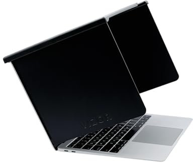 VIZOR Sun Shade for Laptops | Eliminate Screen Glare | One Size Fits All Laptops | Work Outside in Comfort
