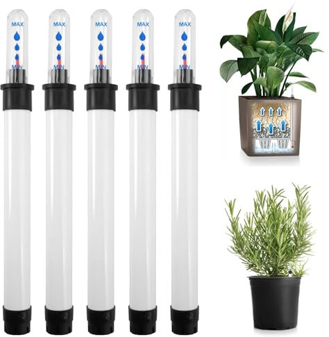 5 Stück wasserstandsanzeiger Hydrokultur pflanzen 20cm Praktische wasserstandsanzeiger Kunststoff Gießanzeiger zimmerpflanzen wasseranzeiger für pflanzen Gartenarbeit Topfpflanzen Blumenkästen