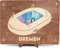 Bremen Geldkarte - XL Geldgeschenk aus Holz inkl. Ständer | Bremen - Bremen Fanartikel, Bremen Geschenk, Karte für Bremen Fans, Geschenk Bremen