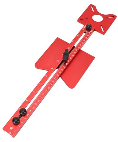 Oumefar 4 in 1 Router Circle Mahlen -Jig -Rillen Schneiden von Jig -Klammer für Holzbearbeitung mit Aluminiumlegierung Vielseitigem Modularem Design für Kreisrille Schneiden