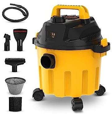 Ventilateur soufflant, Aspirateur portatif Humide et Sec for Voiture et Appareil ménager, aspirateur à Aspiration puissante de 800 W/1200 W et souffleur d'air(800W 10L)