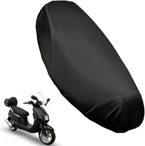 Yadiraom Motorrad Sitzbankbezug, Roller Sitzbank Regenschutz | Oxfordtuch Motorrad Sitzbezug wasserdicht,Sitzabdeckung Roller,mit Antirutsch Oberfläche,Universal Passform für Sitzabdeckung