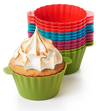 OXO 11211000 Good Grips Silicone Baking Cups-12 Pack, Assorted