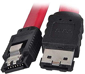 Aukson P39 50cm E-SATA auf SATA Datenkabel – Hochgeschwindigkeits Verbindungskabel für PC, Festplatte, HDD, SSD, Laufwerk, Externe Speichergeräte