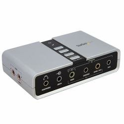 StarTech.com ICUSBAUDIO7D - USB Audio Adapter External Sound Card