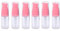 6 Pack Empty 10ml Plastic Pump Bottles Cream Shampoo Lotion Pump Bottle Refillable Sample Travel Bottles Toiletries Liquid Container Jar Pot Vial for Cosmetic Make-up (Transparent)