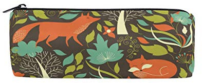 FANTAZIO Federmäppchen Fuchs Malerei Muster Make-up Tasche