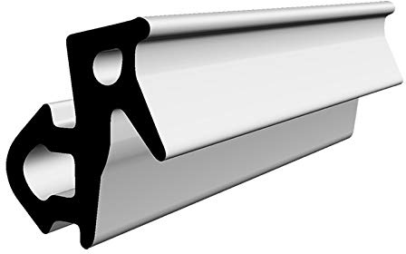 Horivert Fensterdichtung S-1126 schwarz 50m Gummidichtung Tür Balkon Dichtungsband Oberlicht Scheibe Luftzugstopper PVC Fenster Kunststofffensterdichtungen