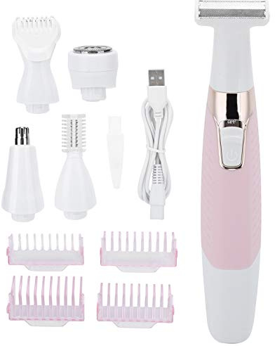 Elektrischer Frauenrasierer Weibliche Haarentfernungsmaschine Bikini-Trimmer Nass- und Trocken Elektrischer Damen Trimmer für wiederaufladbaren kabellosen Haarentfernungsschneider