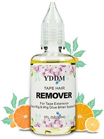 YDDM Tape Remover für Tape in Extensions 1FL.oz (30ml), Lace Wig Kleber Remover für Tape in Extensions und Perücke Lace Hairpiece and Hair Systems Tape 30ml