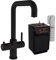 3 in 1 Instant Boiling Hot Water Dispenser Kitchen Sink Mixer Tap with Tank & Filter (Matte Black)