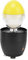 Elektrischer Egg Scrambler, Golden Egg Shaker Schneebesen Egg Spinner Egg Dotter Mixer Golden Egg Maker For Kitchen Cooking Gadgets Tool, 100‑240 V(EU-STECKER)