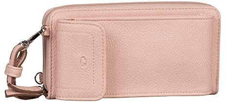 TOM TAILOR, ELA, Damen, Reißverschluss Geldbörse, XL, Rosé