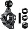 Ram Mount Accessori Moto 1'' Pollici Sfera Supporto Universale Porta Cellulare per Scooter Compatibile Supporto Smartphone Portacellulare per Sportiva Moto Bici Impermeabile (25 mm)