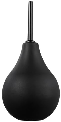 Healifty 224ml Large Ear Wax Removal Syringe Bulb, Black Earwax Cleaning Suction Squeeze Tool or Kids and Adults, Manual Water Sucker