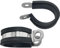 Lumonic 5x abrazaderas de tubo de 22mm con inserto de goma acero inoxidable V2A I abrazaderas de cable para atornillar I abrazadera de manguera de 22m