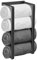 Cliplanyard Towel Holders for Bathrooms, 40cm Towel Rail Wall Mounted Black Stainless Steel Towel Rack for Bathrooms Kitchen (0E48B)