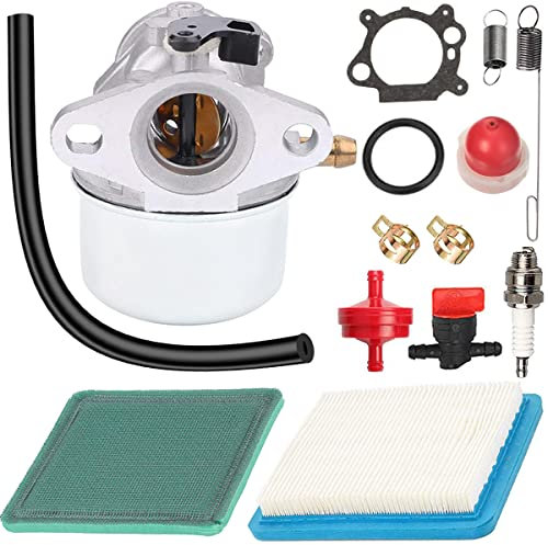 ZAMDOE 799868 Carburatore per Briggs & Stratton 694882 698444 498254 798170 498170 49-817-0 497347 498966 4-7 HP 122000 Motori con Parti di Ricambio per Candele Filtro Aria