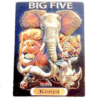 Kenya's Big Five Magnet Kitchen Fridge Decorated Magnet