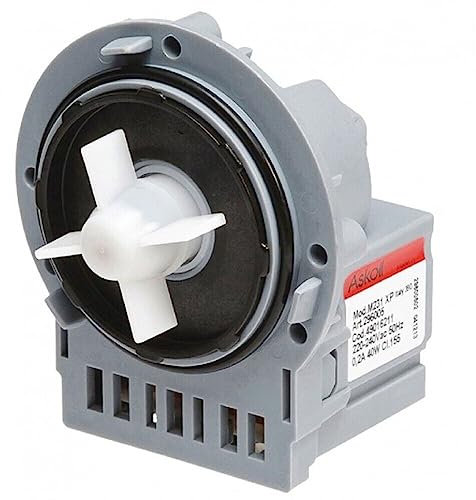 G GRIMALDI Pompa Scarico Lavatrice 40W UNIVERSALE compatibile con ASKOLL e ARISTON e CANDY e REX e ELECTROLUX e BEKO
