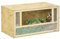PawHut Terrarium aus OSB-Holz für Reptilien und Batracien mit Glasschiebetür – 80 x 40 x 40 cm, Natur