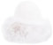 QUEEN HELENA Wintermützen mit Weichem Fell Zehe für Damen CP07 Weiß, One Size